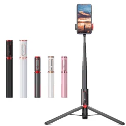 Wireless Selfie Stick Tripod with Extendable Height for Smartphones