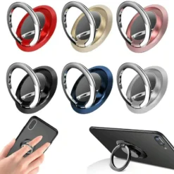 Finger Ring Holder Stand Grip with 360 Rotation for Mobile Phones