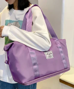 UNIXINU Carry On Travel Duffle Bag Nylon Waterproof Sports Gym Tote Bags for Women Large Capacity Storage Luggage Handbag