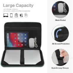 Alternative view of Laptop Bag with Waterproof Hard Case for 13-16 Inch MacBook Students and Professionals
