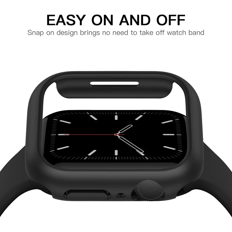Protective Case for Apple Watch 45mm 44mm 42mm Matte Hard PC Bumper Frame - Image 5