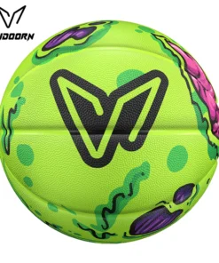 Alternative view of Veidoorn Premium Green Rubber Basketball 3-Layer Anti-Slip Grip for Superior Control Indoor/Outdoor Sports Ball