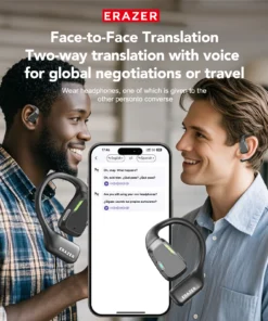 Alternative view of [AI Translator Earbuds]Erazer XP6 Wireless Headphones Gaming Headset Equalizer APP Bluetooth Earphones Waterproof Powerful Sound