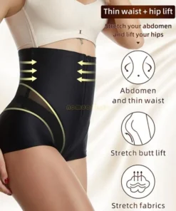 Alternative view of 31BF Women High Waist Tummy Control Shapewear Panties Hooks Corset Body Shaper Briefs
