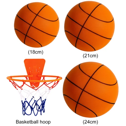 Foam Basketball with Mute Feature for Indoor Play – Squeezable and Silent for Kids - Image 7