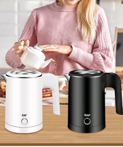 Alternative view of Travel Electric Kettle Tea Coffee 0.8L Stainless Steel Portable Water Boiler Pot For Hotel Family Trip Kitchen Smart Kettle Pot