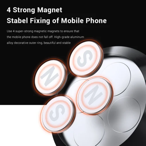 Magnetic Phone Holder with Strong Magnetic Hold for Car Air Vents - Image 3