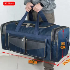Luggage Duffel Bag with Large Storage for Gym and Outdoor Sports for Women and Men - Blue XL