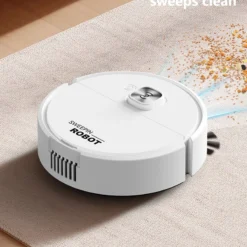 Alternative view of 3-in-1 Robot Vacuum Cleaner with Intelligent Sweeping and Mopping for Home Floors and Carpets