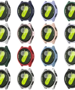 Alternative view of PC Case for Samsung Galaxy Watch 7 40mm 44mm Smartwatch Cover Protective Hollow Bumper All-Around for Galaxy Watch 7 Accessories