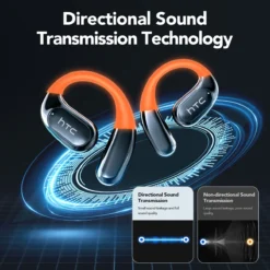 Alternative view of Bluetooth Earphones with AI Translator and Touch Screen for Easy Operation