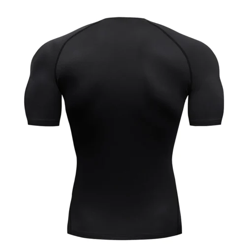 Compression T-Shirt with Quick Dry Fabric for Men, Ideal for Fitness and Running - Image 3