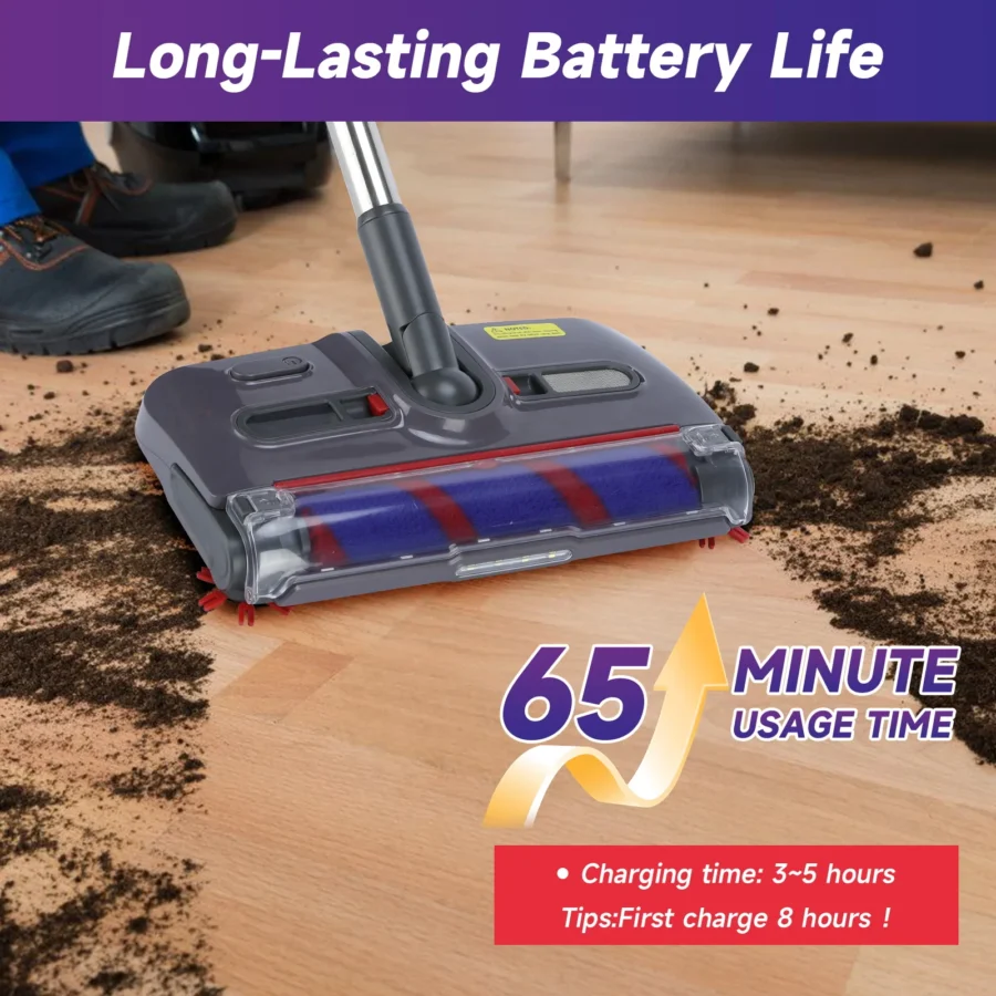 Wireless Electric Spin Mop Cleaner Automatic Mops Floor Cleaning Electric Floor Mop Rechargeable Home-appliance Sweeper Cleaning - Image 3