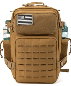 Alternative view of 25L Tactical Backpack Outdoor Bag for Fitness MOLLE Backpack GYM For Women/Men EDC Hiking Survival Rucksack Witch Bottle Holder