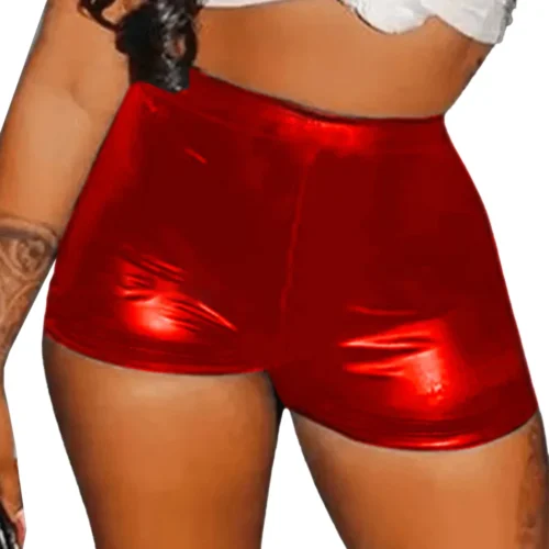 Alternative view of Women Mini Trouser Women's Pants Women's Pants Slim Fit Wet Look Shorts Clubwear Costume Erotic Panties Fashion