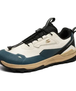 HOBIBEAR Hiking Walking Shoes for Men Women Elastic Band Non Slip Sneakers Comfortable Outdoor Travel Running Shoes