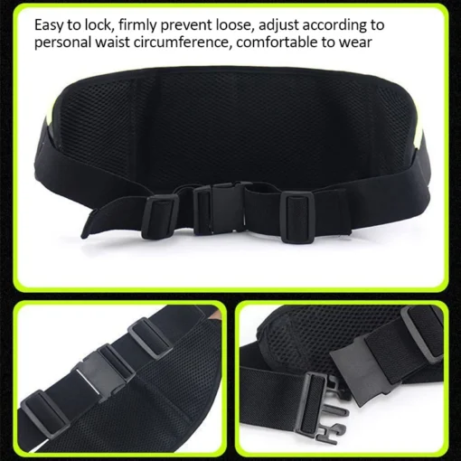 Running Waist Bag with Adjustable Belt for Men and Women for Gym, Jogging, and Cycling - Image 5