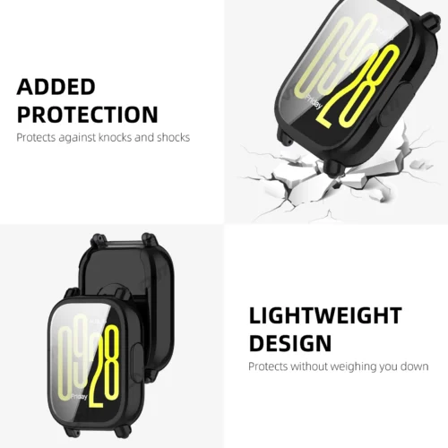 Alternative view of Case for Xiaomi Redmi Watch 5 Active/Lite Screen Protector Case Soft TPU All-Around Protective Bumper Cover Shell Accessories