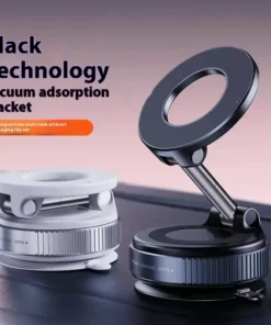 Alternative view of Strong Magnetic Car Phone Holder Foldable Design 360° Adjustable Vacuum Mount for Car/Desk/Bathroom/Universal Use