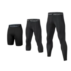 Men's Compression Tights with Cool Dry Technology for Athletic Workouts