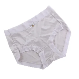 Women's Lace Satin Underwear with Elastic Design for Comfortable Everyday Wear