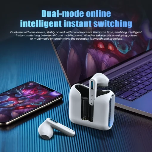 Bluetooth V6.0 TWS Wireless Earbuds with Ultra Low Latency and AI Translator for Comfortable Listening - Image 6