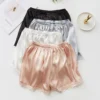 Lace Elastic Waist Safety Shorts for Women
