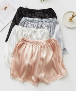 Comfortable Light-Proof Elastic Waist Girl Summer For Dress Women Women's Breeches Boxer Panties Safety Shorts Pants Lace