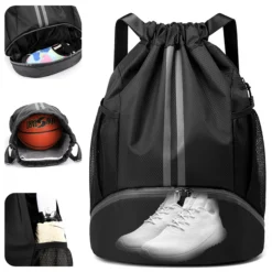 Basketball Bag with Wet-Dry Separation for Sports Enthusiasts
Swimming Bag with Wet-Dry Separation for Aquatic Activities
Women's Sports Backpack with Wet-Dry Separation for Fitness
Fitness Drawstring Backpack with Wet-Dry Separation for Workouts