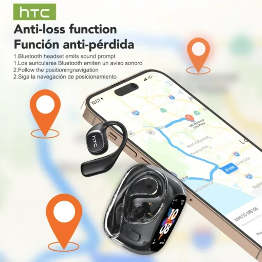 Bluetooth Earphones with AI Translator and LCD Screen for Clear Audio Enjoyment - Image 6