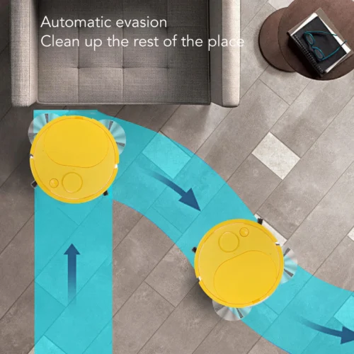 Alternative view of Robot Vacuum Cleaner Multifunctional USB Charging Mini Smart Mopping Sweeping Robot Cleaner For Wooden Flooring Tile Carpet