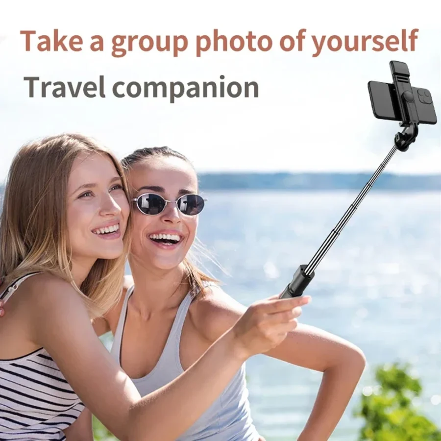3In1 Bluetooth Wireless Selfie Tripod With Fill Light Shutter Remote Control Portable Foldable Monopod For iPhone Smart Phone - Image 6