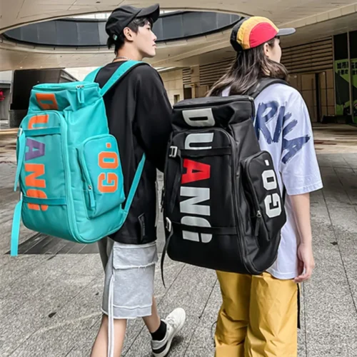 Sport Gym Bag Men Fitness Travel Backpack Large Waterproof Skate Pack For Shoulder Crossbody Training Laptop Dry Wet School Bags