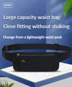 Alternative view of Running Waist Bag Sports Belt Pouch Mobile Phone Bag Men Women Waist Pack Lightweight Gym Sports Bag Waist Pack Adjustable Strap