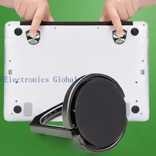 Alternative view of 462B Foldable Laptop Stand Portable Notebook Support Base Holder Adjustable Riser Cooling Bracket Universal for Laptop Tablet