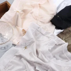 Alternative view of Women's Lace Satin Underwear with Elastic Design for Comfortable Everyday Wear