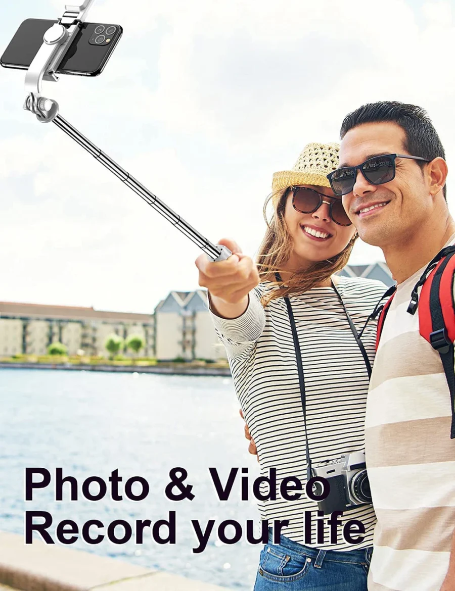 Wireless Bluetooth Selfie Stick Foldable Portable Tripod with Fill Light Shutter Remote Control for Android iPhone Smartphone - Image 6