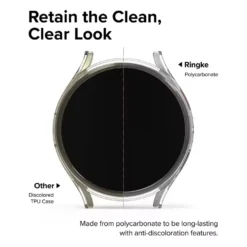 Alternative view of PC Hard Bumper Case for Samsung Galaxy Watch 7, 40mm/44mm, Durable Protection