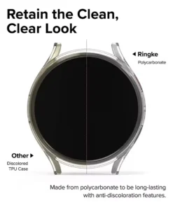 Alternative view of PC Cover for Samsung Galaxy Watch 7 Case 40mm 44mm Accessories Frame Protective Hard Bumper Shell Galaxy Watch7 smart watch cove