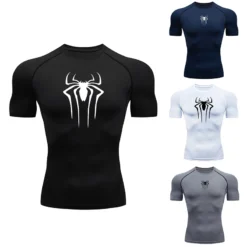 Compression T-Shirt with Quick Dry Fabric for Men, Ideal for Fitness and Running