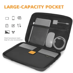 Alternative view of Hard Shell Laptop Bag with Waterproof and Shockproof Features for 13" to 16" Macbooks