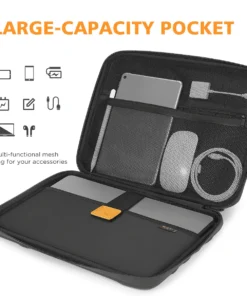 Alternative view of NIDOO Carrying Case Hard Shell Protective Laptop Bag For 13" 14" 15.6“ 16” Macbook Notebook Waterproof Shockproof Computer Bag