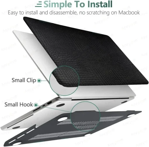 Hard PC Laptop Case with Precision Fit for Apple MacBook Pro 14 (2021-2024) A2442 A2779 A3401 A3112 A2992 A2918 - Image 5