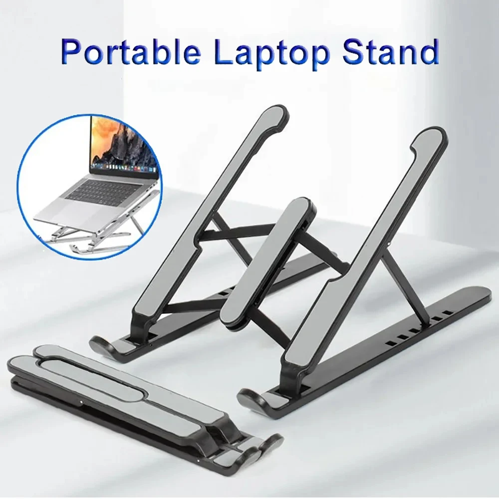 Foldable Laptop Stand Adjustable Portable Notebook Bracket Support Base Aluminum Alloy Holder For Macbook Laptop PC Accessories