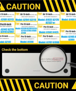 Alternative view of Crystal hard case For MacBook Pro Air13 14 15 16 inch Protective Case Clear Model A2681 A3113A3114 A2941 A2991 A2442 A2337 A2338