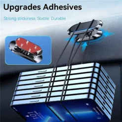 Alternative view of 360-Degree Rotating Car Phone Holder with Magnetic Mount for Smartphones