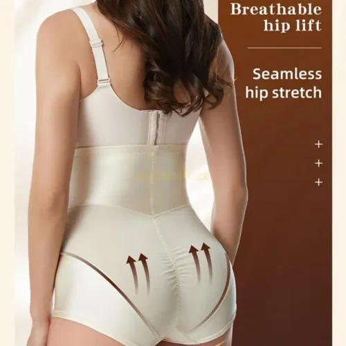 31BF Women High Waist Tummy Control Shapewear Panties Hooks Corset Body Shaper Briefs