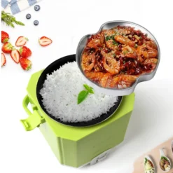 Alternative view of Car Rice Cooker with Multi-function Heating for Portable Use in Trucks and Homes