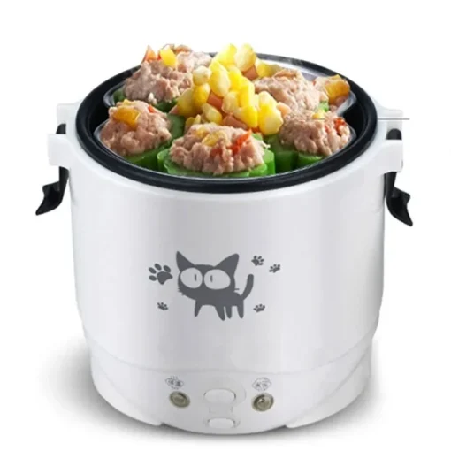 Electric Mini Rice Cooker Portable Multi-Cooker for Home and Vehicle Use 12V 24V 220V - Image 6