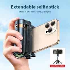 Alternative view of Portable Selfie Stick Tripod with Detachable Wireless Remote for Smartphone Users